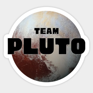 Team Pluto Sticker